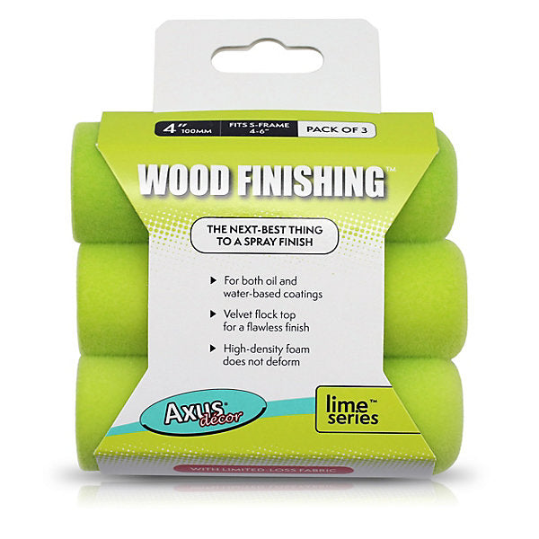 Axus Wood Sublime Mini Roller 4 Inch Triple Pack – Smyth's Homevalue