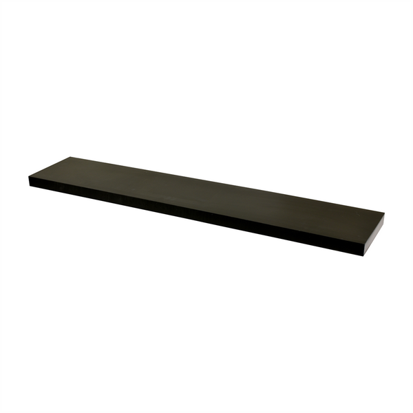 duraline floating black shelf