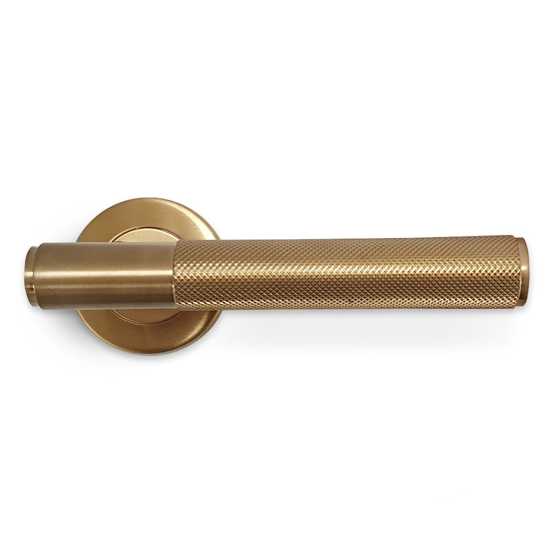 Basta Paris Door Handle Lever On Rose | Gold – Smyth's Homevalue