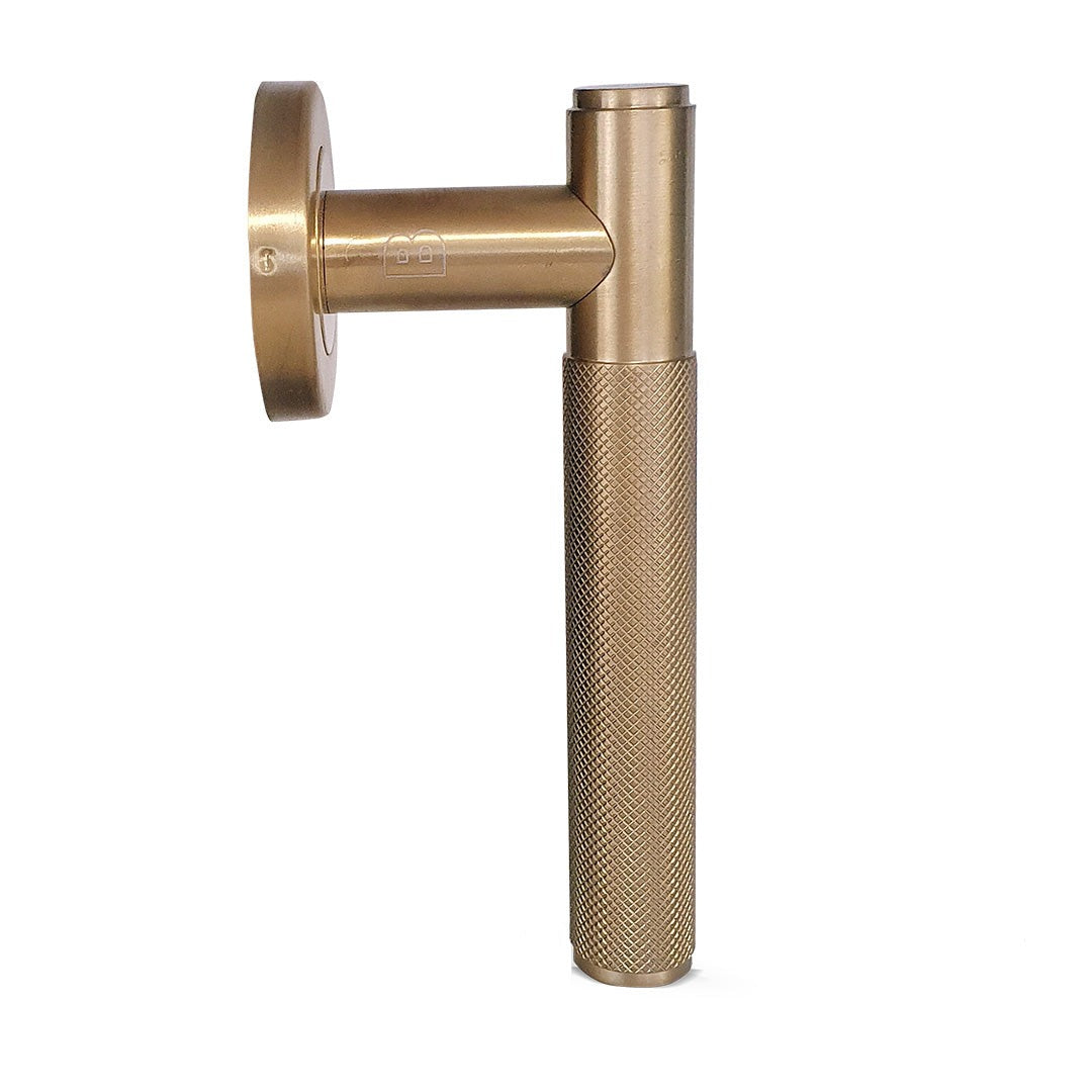 Basta Paris Door Handle Lever On Rose | Gold – Smyth's Homevalue