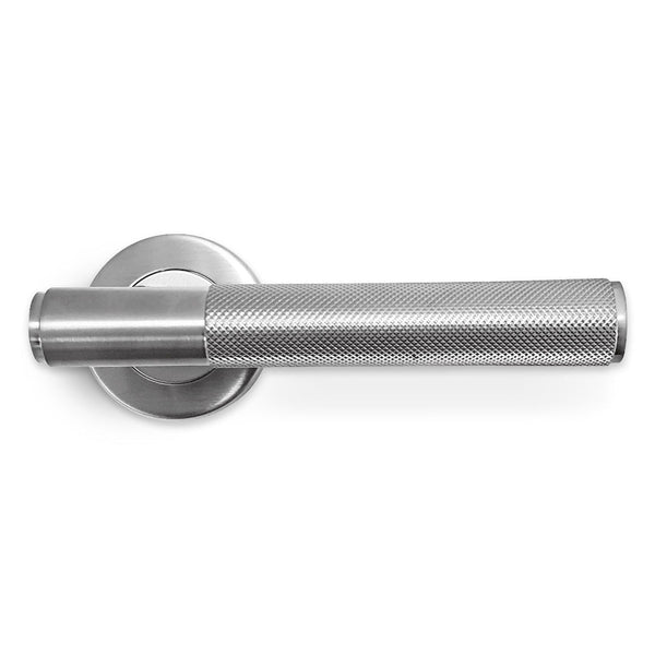 Basta Paris Door Handle Lever On Rose | Chrome
