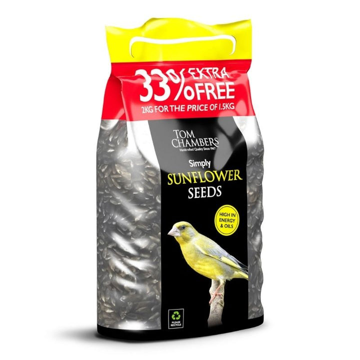 Tom Chambers 2KG Simply Sunflower Bird Seed