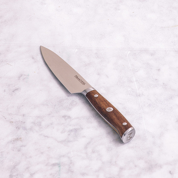 Mauviel 1830 Acacia Handle Vegetable Knife 11cm