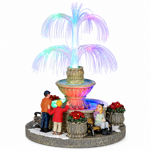 Luville Collectables Fibre Optic Fountain Battery Operated – 20 x 13cm