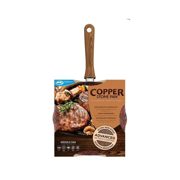 JML Copper Stone 28cm Griddle Pan