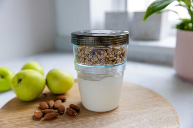 MasterClass Eco Snap Yoghurt and Granola Breakfast Pot, 500 ml