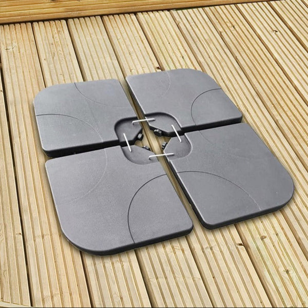 Overhang Parasol Base Weight Pack of 4 Unfilled