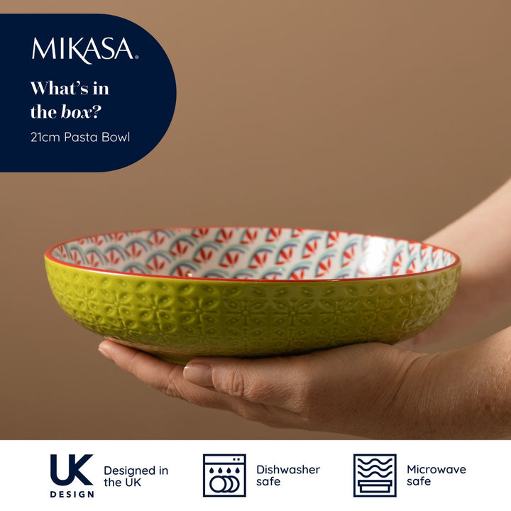 Mk 352 GEOMETRIC LINE BOWL 21CM