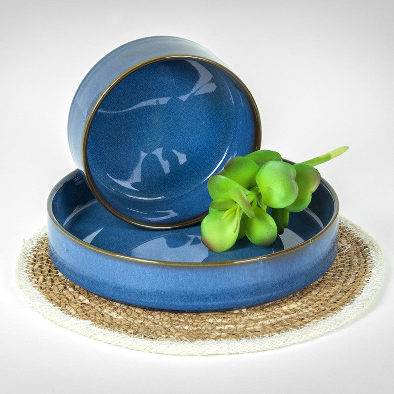La Mediterránea Chester Blue Plate 22cm