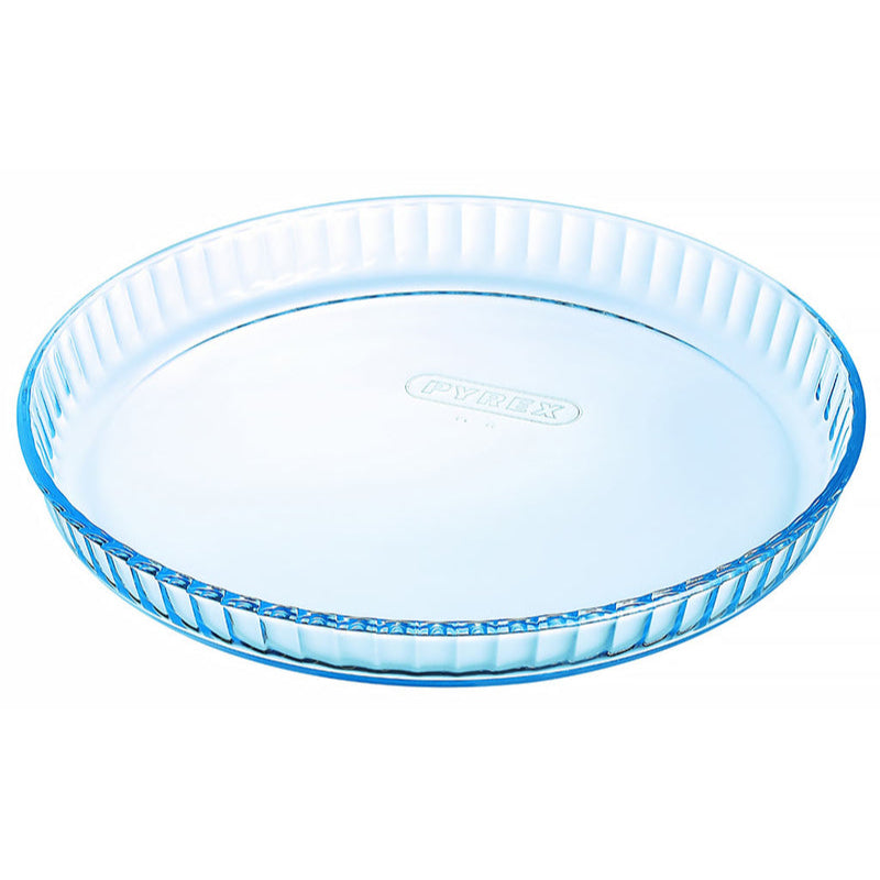 Pyrex 28cm Glass Quiche / Flan Dish