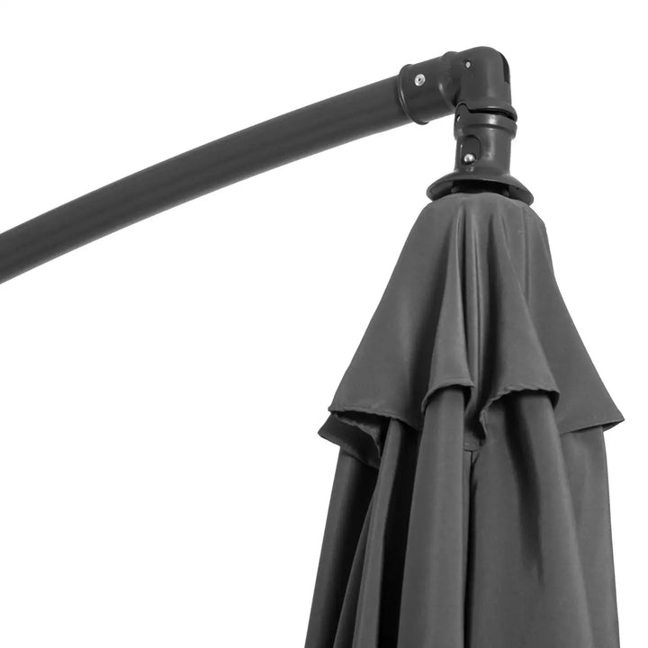 Overhang Parasol 3m Grey