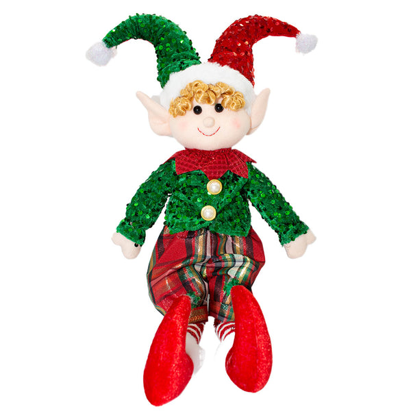 Noel Elf Sitting 56cm