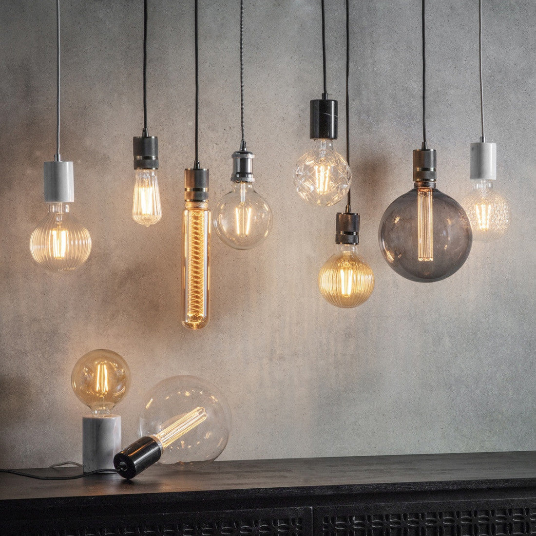 Endon Globe E27 LED Filament Bulb
