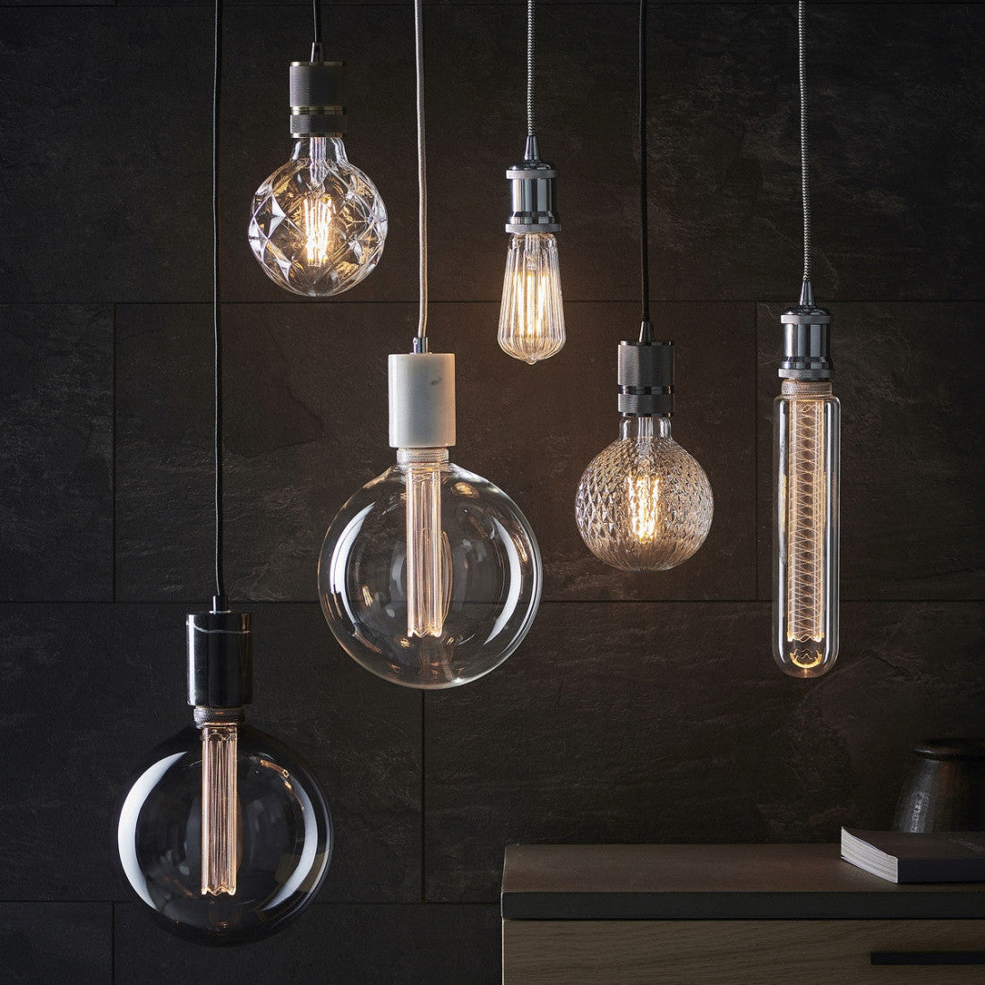 Endon Globe E27 LED Filament Bulb