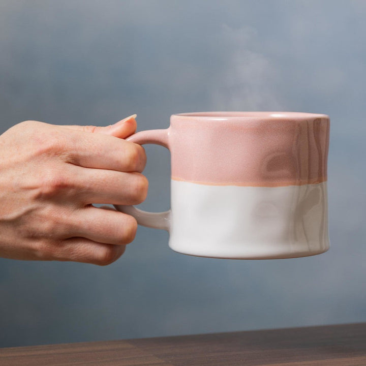 Mikasa Ombre Pink and White Mug, 350ML