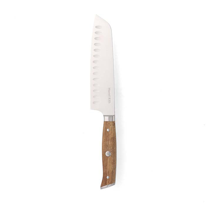 Mauviel 1830 Acacia Handle Santuko Knife 18cm