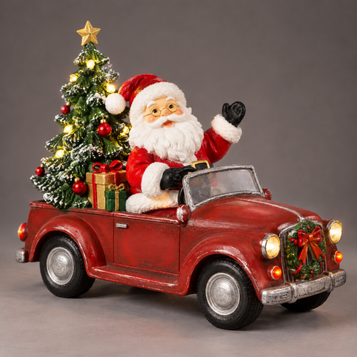 Micro LED car polyresin steady Battery Operated indoor