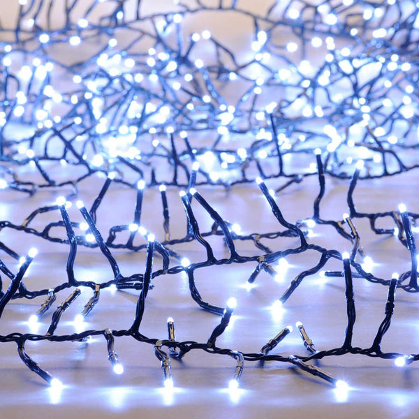 1000 Multi Function Christmas Cluster Light - Cool White