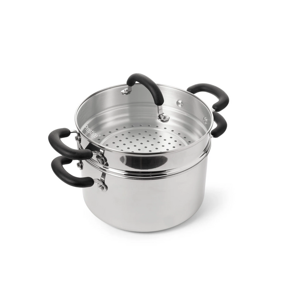 Prestige Stainless Steel Stock Pot/Steamer