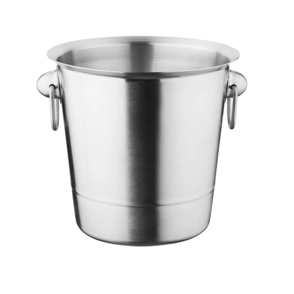 Viners Barware 4L Silver Champagne Bucket – Stainless Steel Ice Bucket