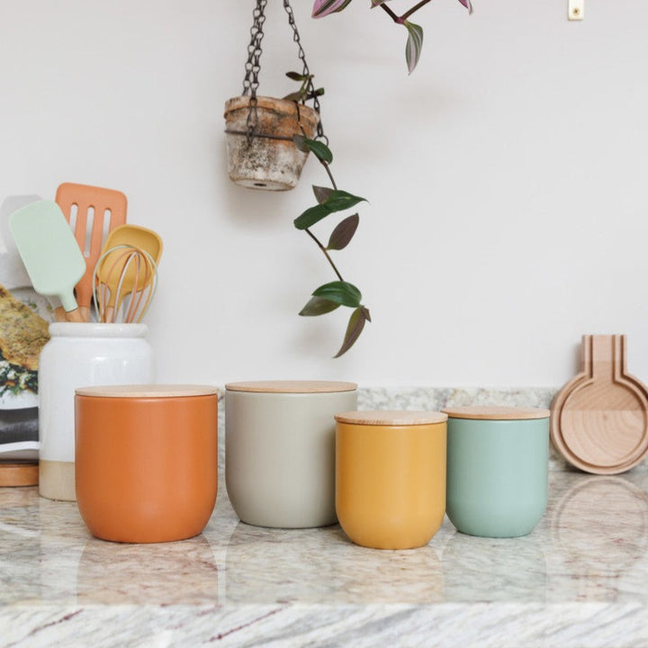 Idilica Kitchen Canister Medium | Orange