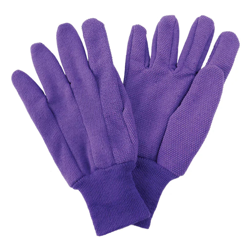 Kent & Stowe Jersey Cotton Grip Gloves - Medium