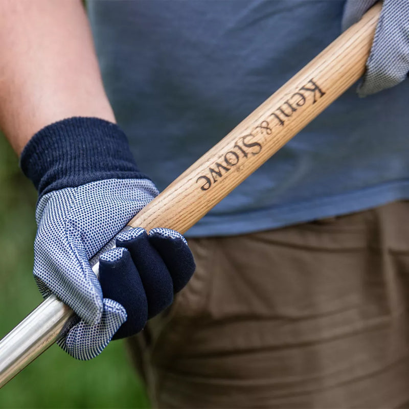 Kent & Stowe Jersey Cotton Grip Gloves Navy - Large