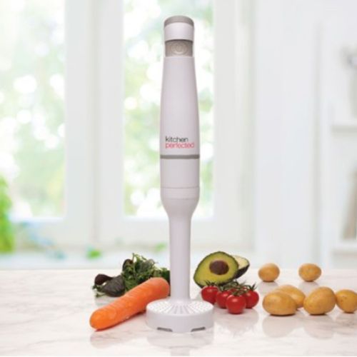 KitchenPerfected 300W Electric Vegetable Masher with Puree Blade for Smooth Mash and Baby Food