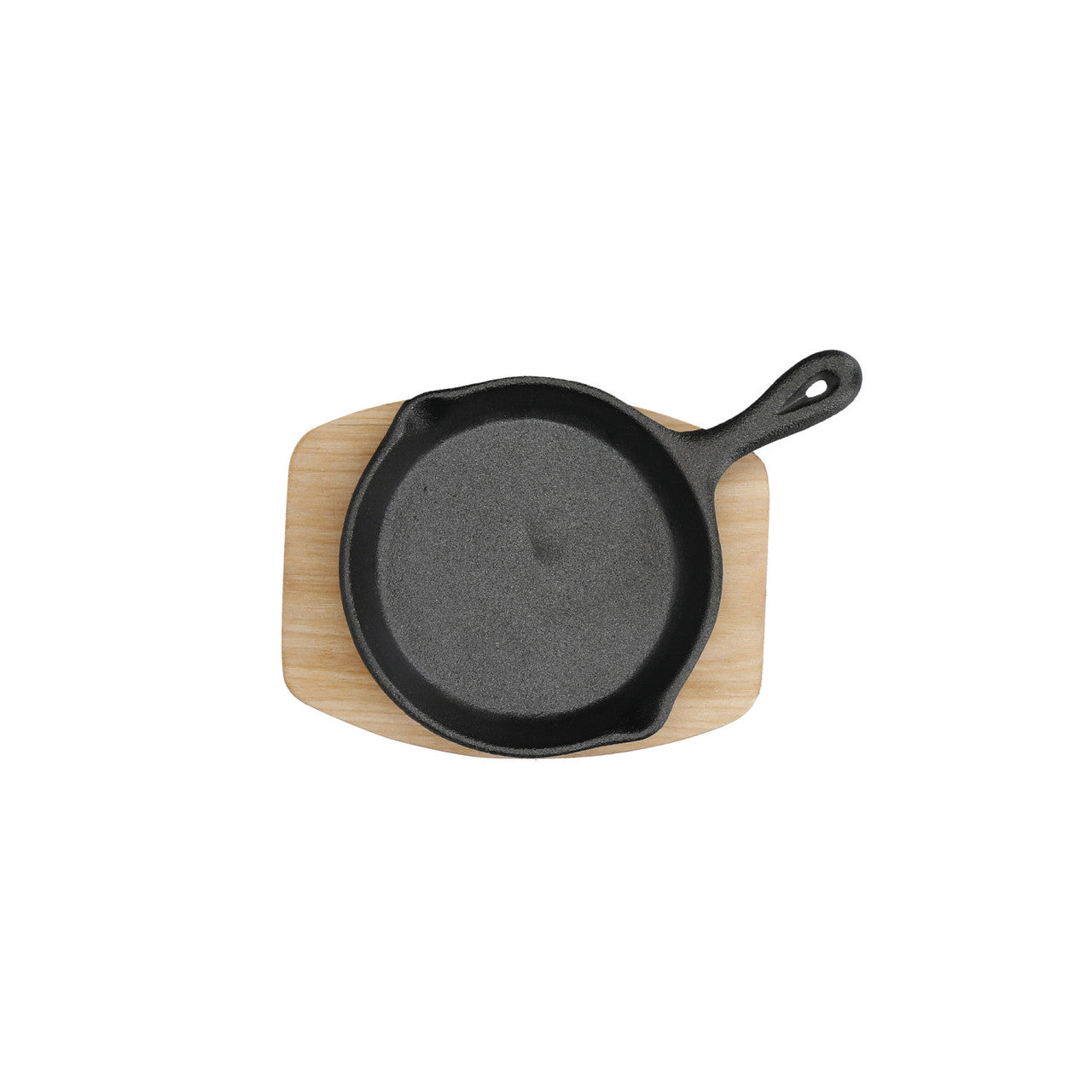 Artesà Cast Iron Mini Fry Pan with Board 11cm