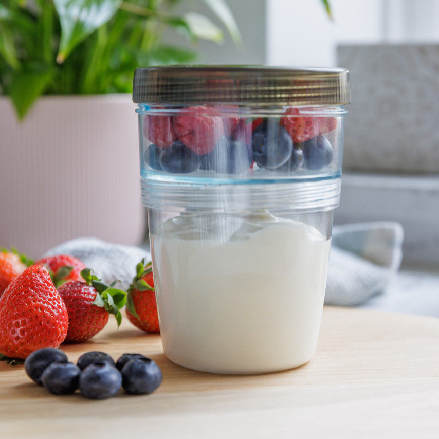 MasterClass Eco Snap Yoghurt and Granola Breakfast Pot, 500 ml