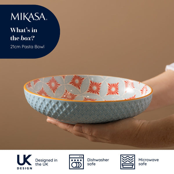 MK BLUE MOSAIC BOWL 21CM