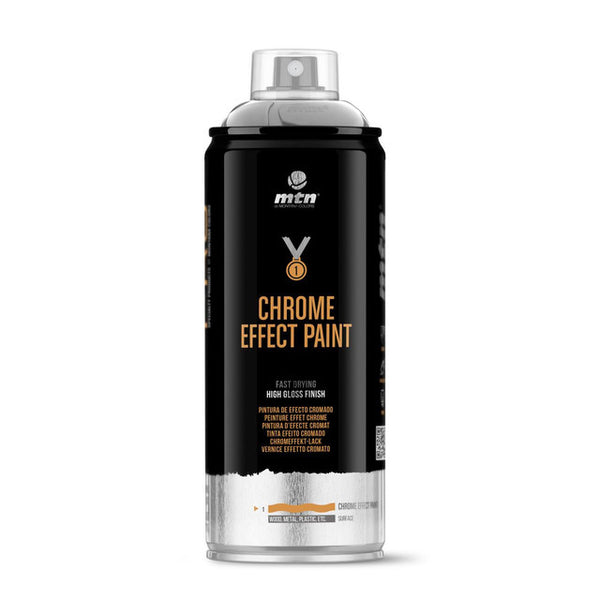  MTN PRO Chrome Effect Paint Silver 400ml Specialties
