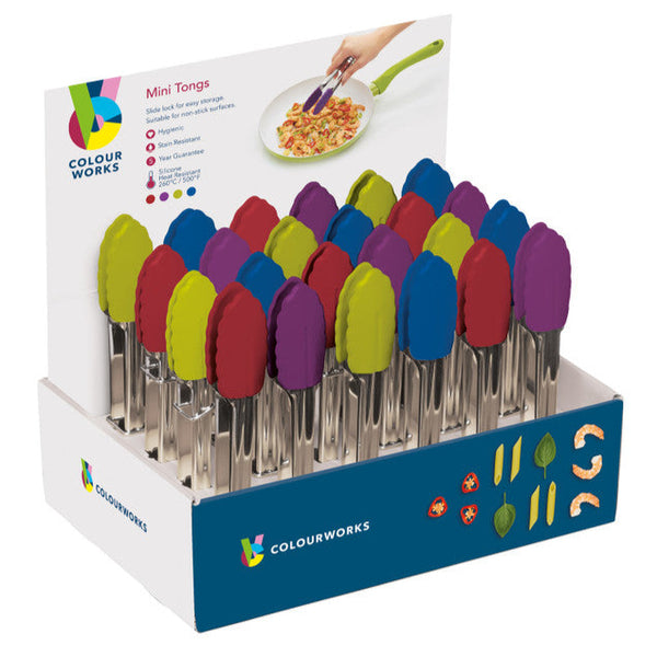 Colourworks  Mini Tongs - Assorted Individual