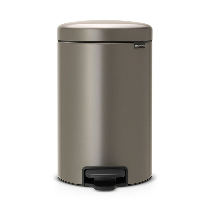 Brabantia 12 Litre Pedal Bin | Platinum