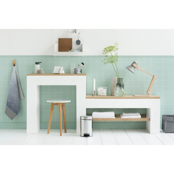 Brabantia 3 Litre Pedal Bin | Brilliant Steel