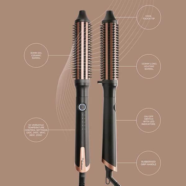 Paul Anthony 'StylePro' 30mm Ceramic Hot Brush with Keratin