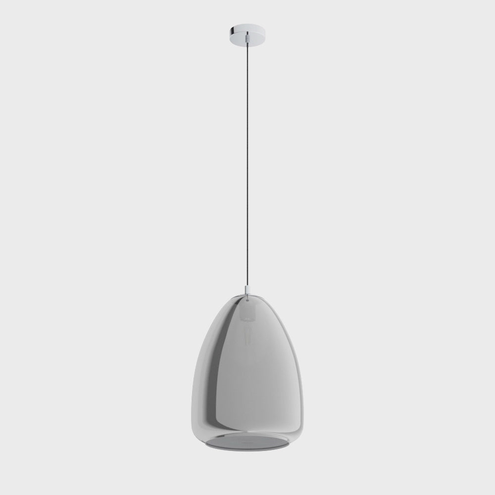 Alobrase Chrome Ceiling Pendant Light Wide