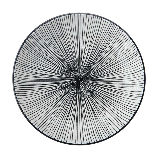 MK BLACK STRIPE BOWL 21CM