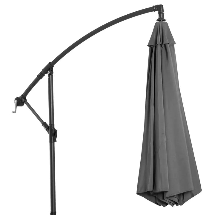 Overhang Parasol 3m Grey