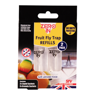 Zero In Fruit Fly Trap Refill Twinpack