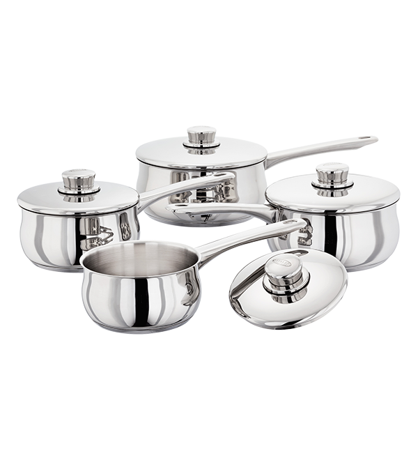 Stellar 1000 4 Piece Saucepan Set