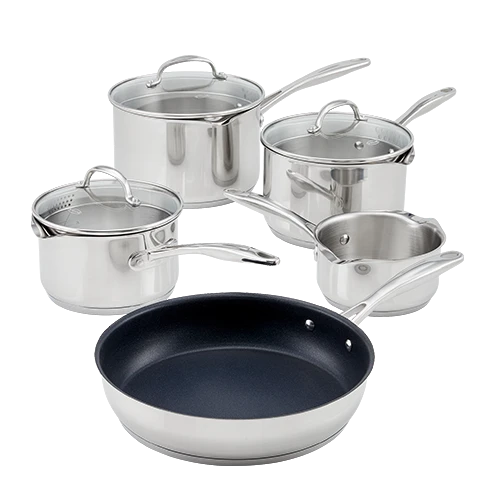 Stellar 5 Piece Draining Saucepan Set