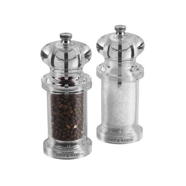Cole & Mason 505 Acrylic Salt & Pepper Mill Set