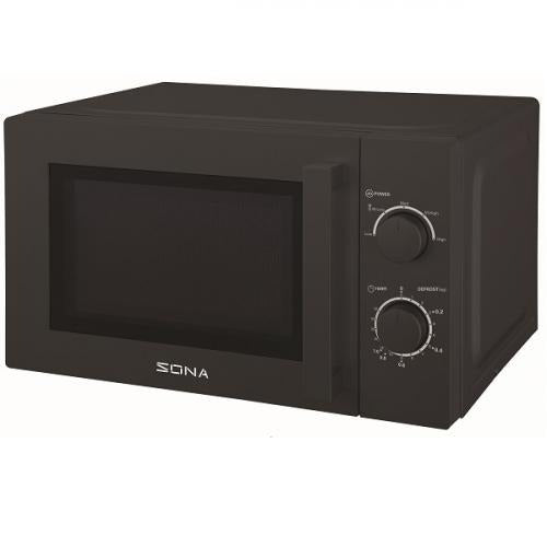Sona 700W 20L Black Microwave