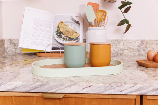 Idilica Kitchen Canister Small | Green