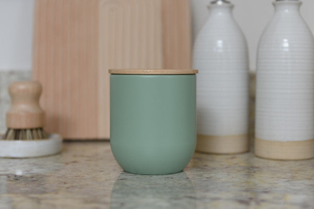 Idilica Kitchen Canister Small | Green
