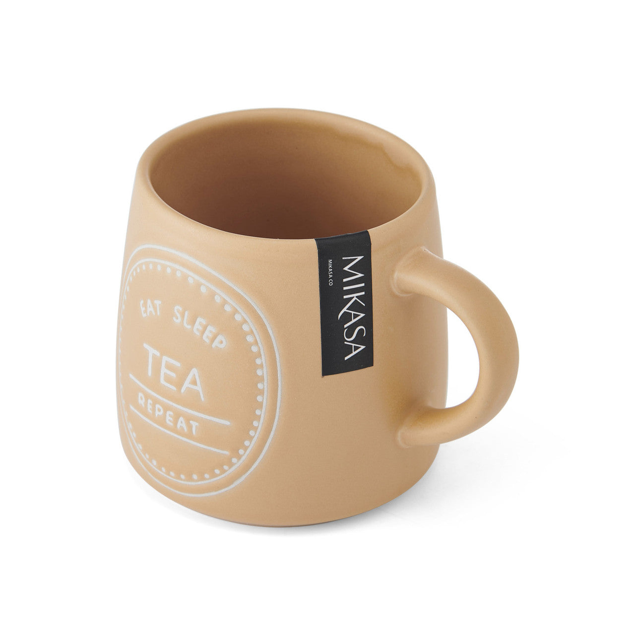 Mikasa Eat Sleep Tea Repeat Mug, 400ML