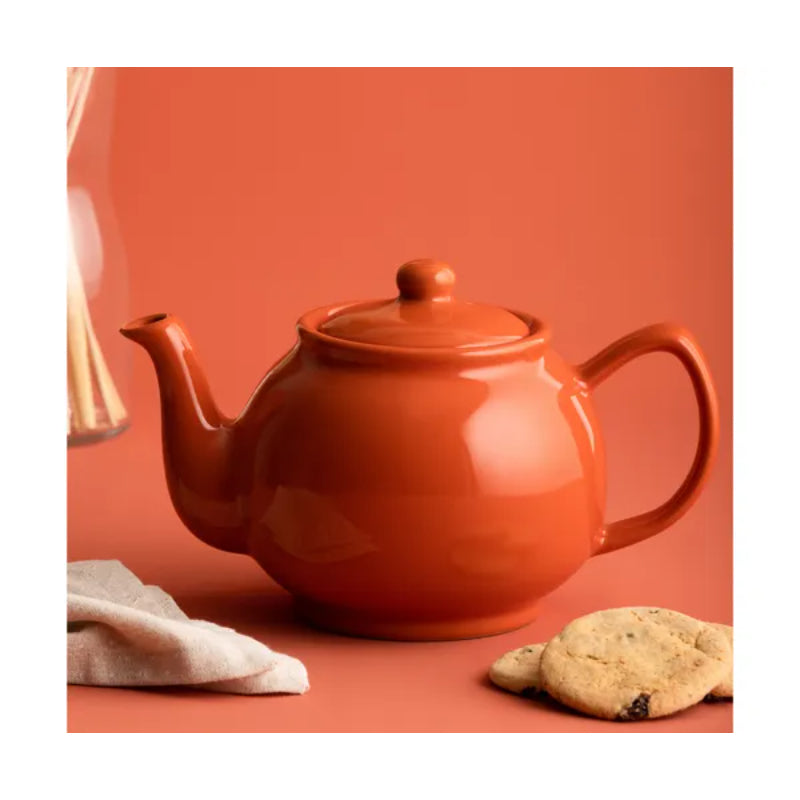 6 Cup Teapot Burnt Orange