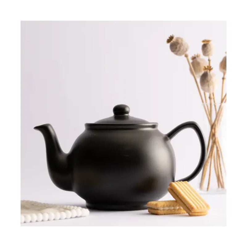 6 Cup Teapot Black