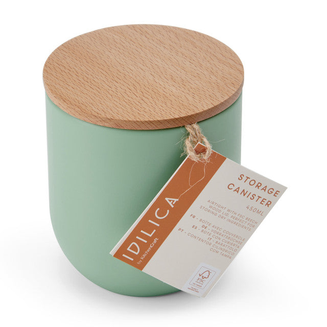 Idilica Kitchen Canister Small | Green